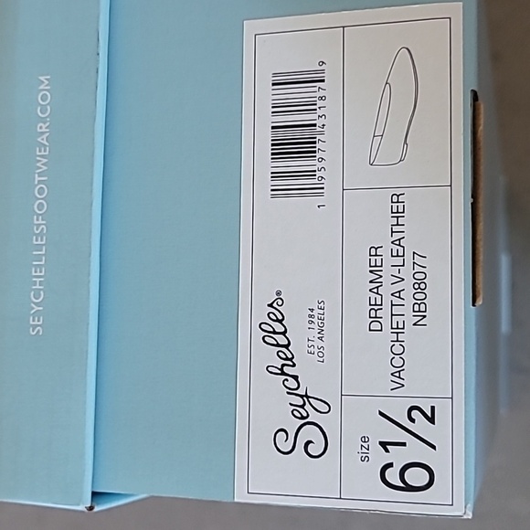 NIB Seychelles Dreamer Pointed Toe Flat Vegan Leather 6.5 Vachetta Beige - Picture 6 of 9